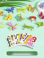3D Drei dimensionales Tier puzzle Insekt Kreatives Diy-Spielzeug früh