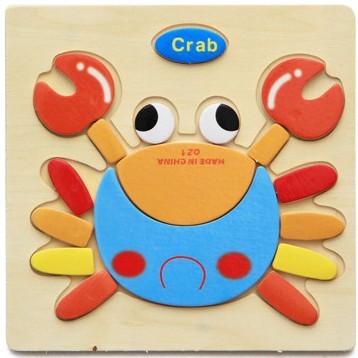 Holz drei dimensionales Kinderspiel zeug