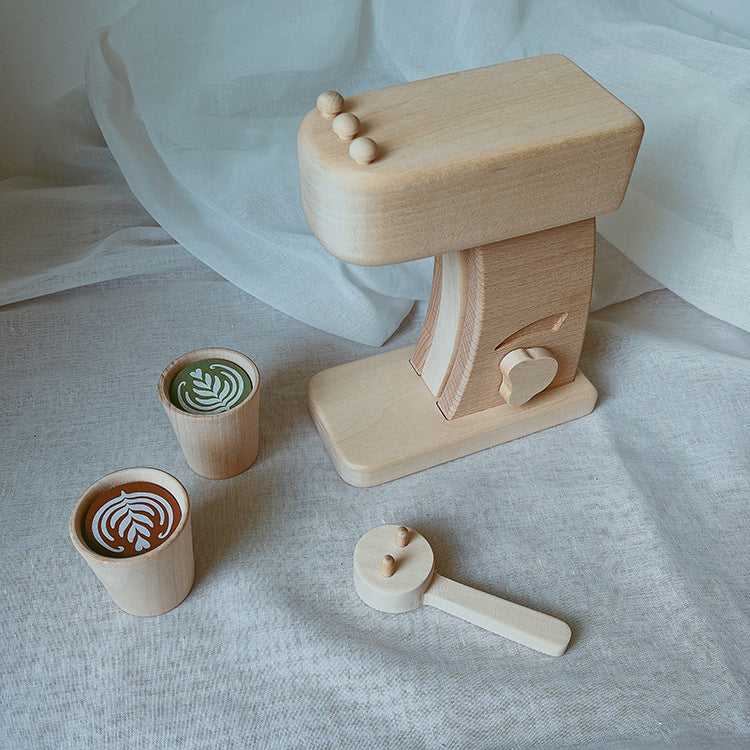 Buche Kaffee maschine Kinder spielen Haus Küchen spielzeug