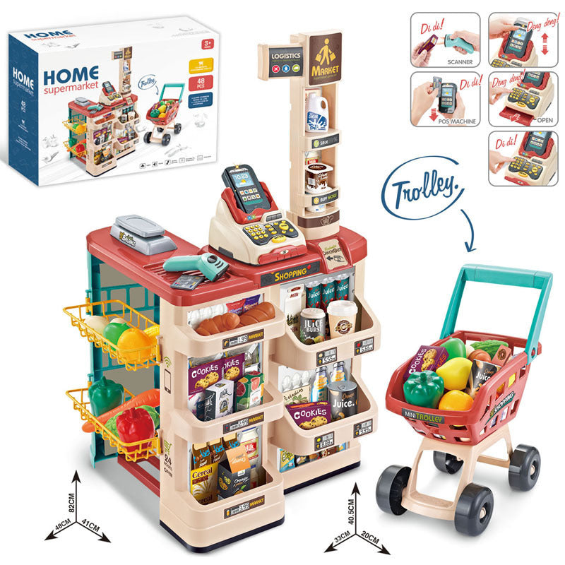 Kinder-Simulations-Supermarkt-Kombinationsspielzeug