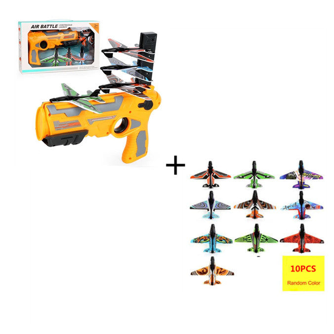 Kinder Außen Boy Spielzeug Hand Werfen Spin Segelflugzeug Modell Launcher