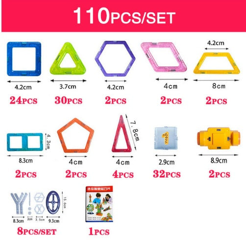 Mini Magnetische Stück Pädagogisches Spielzeug