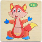 Holz drei dimensionales Kinderspiel zeug