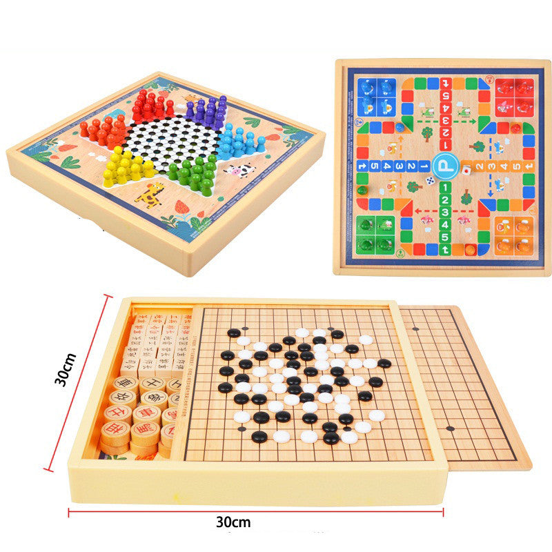 mytooy Holz-Brettspiel Sammlung