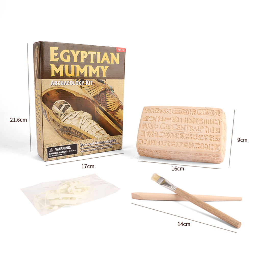 "Ägyptische Archäologie Mumie DIY Hand-Ausgrabung Spielzeug"