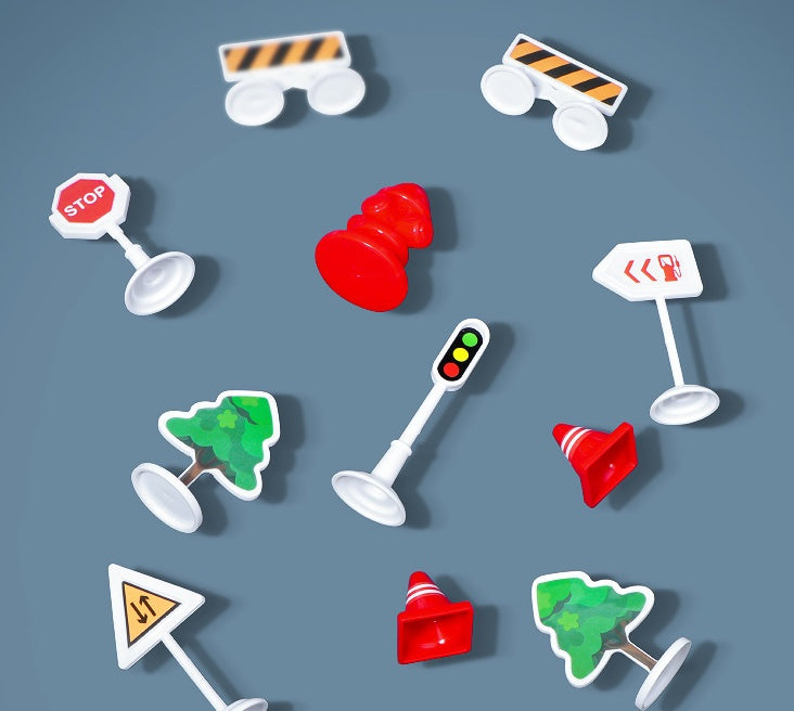 mytooy Flughafen Spielset mit Fahrzeugen und Zubehör