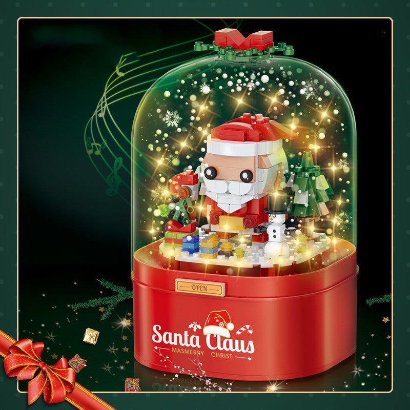 Kinderspielzeug Weihnachtsmann Zuckerstangenhaus Musikdose