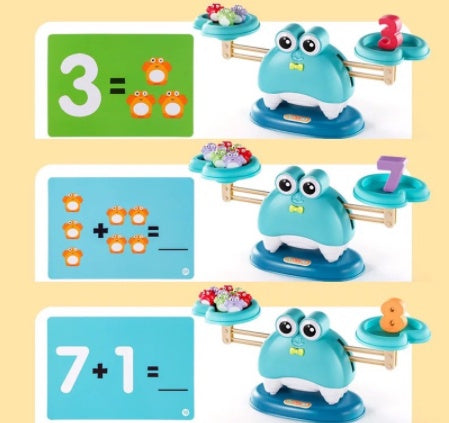 "Addition- und Subtraktionsmathematikwaagen Kindergarten Brettspiel Lernspielzeug"
