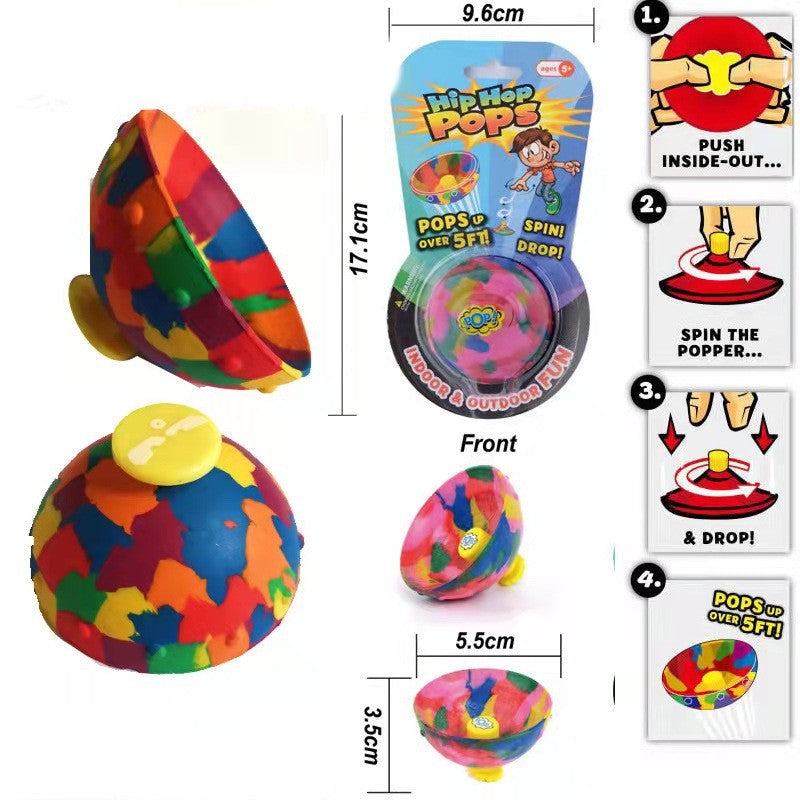 Kreative Outdoor Sport Kinder Camouflage Bounce Schüssel Dekompression Spielzeug
