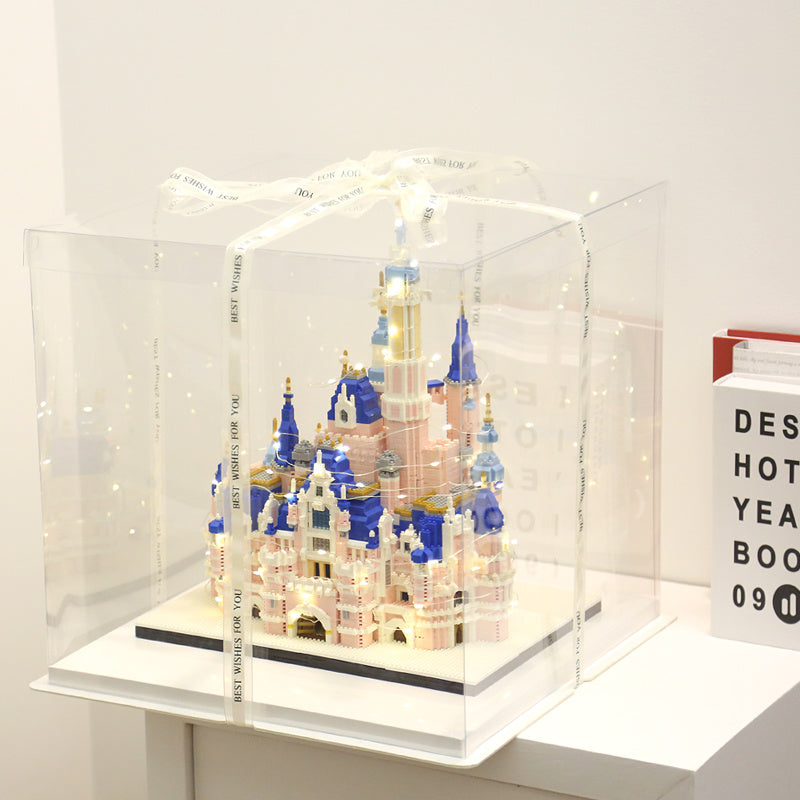 Weihnachts geschenk Baumhaus Schloss montage kleines Partikel bau spielzeug