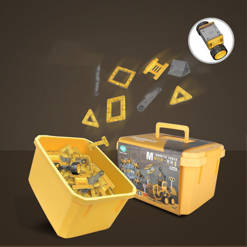 Kinder Pädagogisches Magnetische Block Gebäude Spielzeug