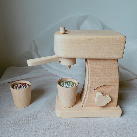 Buche Kaffee maschine Kinder spielen Haus Küchen spielzeug