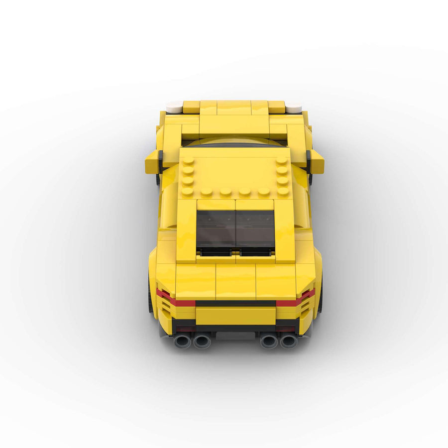 Baustein Modell Rennwagen Sportwagen Moc Kinder pädagogische Bausteine Spielzeug