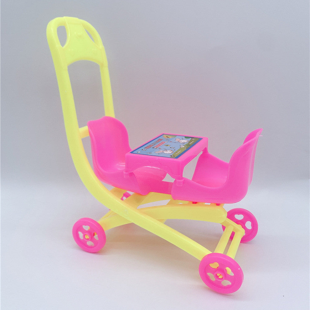 Simulation Doppelkinderwagen Dekoration Spielzeug Zubehör