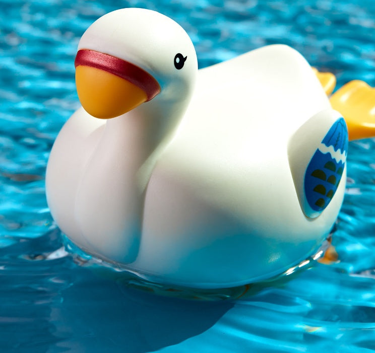 Baby Bad Spielzeug Nette Cartoon Gans Delphin Schwimmen Wind-up Uhrwerk Infant Kinder Wasser Spielzeug Geschenke Kinder Duschen Spielzeug