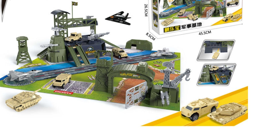 Auto Träger Modell Set Starten Track Spielzeug