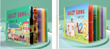 Kinder Pädagogisches Spielzeug Wiederholt Klebte Bücher Zu Lesen