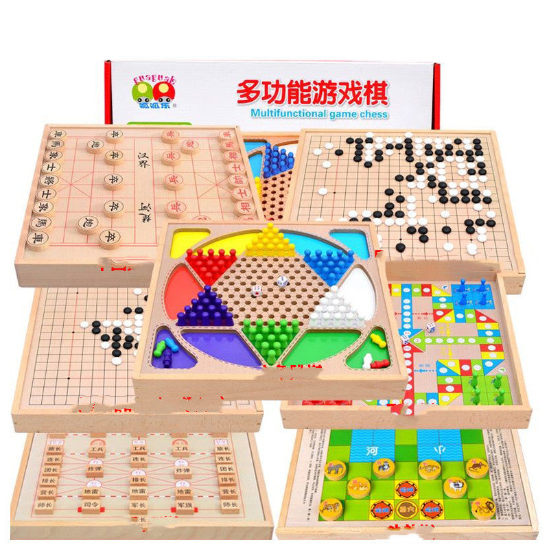 mytooy Holz-Brettspiel Sammlung