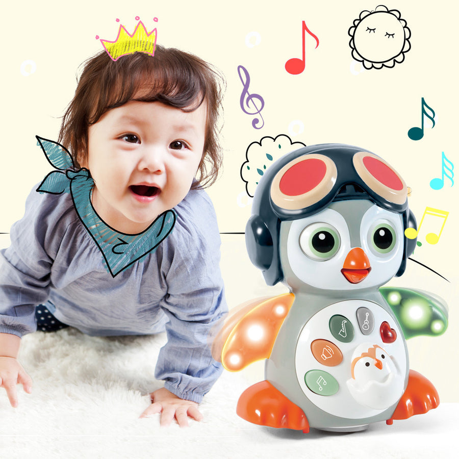 Elektrische Universal Light Musik Swing Tanzender Pinguin
