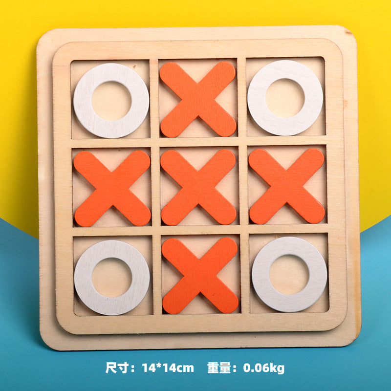 Tictactoe Brettspiel Für Kinder Aus Holz Pädagogisches Spielzeug