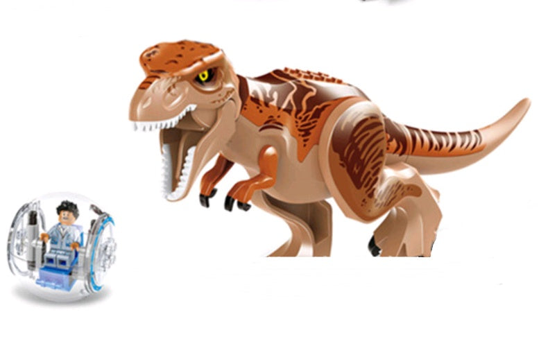 Kinder-Bauspielzeug zur frühen Bildung – Dinosaurier-Welt mit Buchstabenbausteinen
