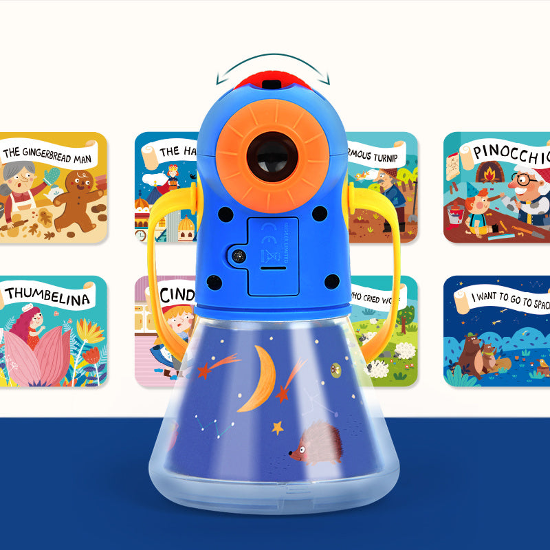 Kinder Spielzeug Storybook Fackel Projektor Kaleidoskop Sky Handlauf Galaxy Nacht leuchten Cartoon Baby Spielzeug Kinder Pädagogisches Spielzeug
