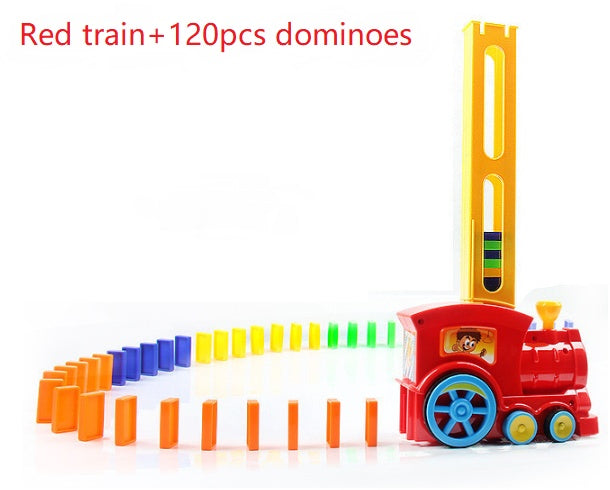 Domino dominosteine elektrische Thomas kleinen zug blöcke, Puzzle Kinder Spielzeug