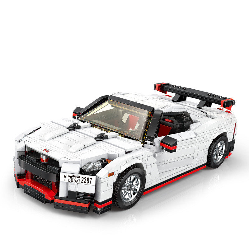 Kinder-DIY-Baustein-Spielzeug zusammen gebaut Mein Shop