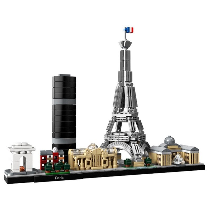 "Architektur Paris Dubai London Sydney Chicago Shanghai Bauklötze Set Ziegel Klassisches Stadtmodell Kinder-Spielzeug Für Kinder Geschenk"
