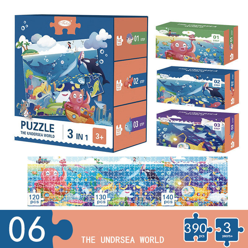 Kinder Papier Aufklärung Pädagogisches Puzzle Spielzeug