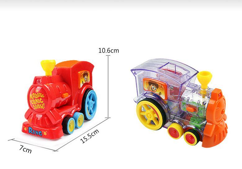Domino dominosteine elektrische Thomas kleinen zug blöcke, Puzzle Kinder Spielzeug