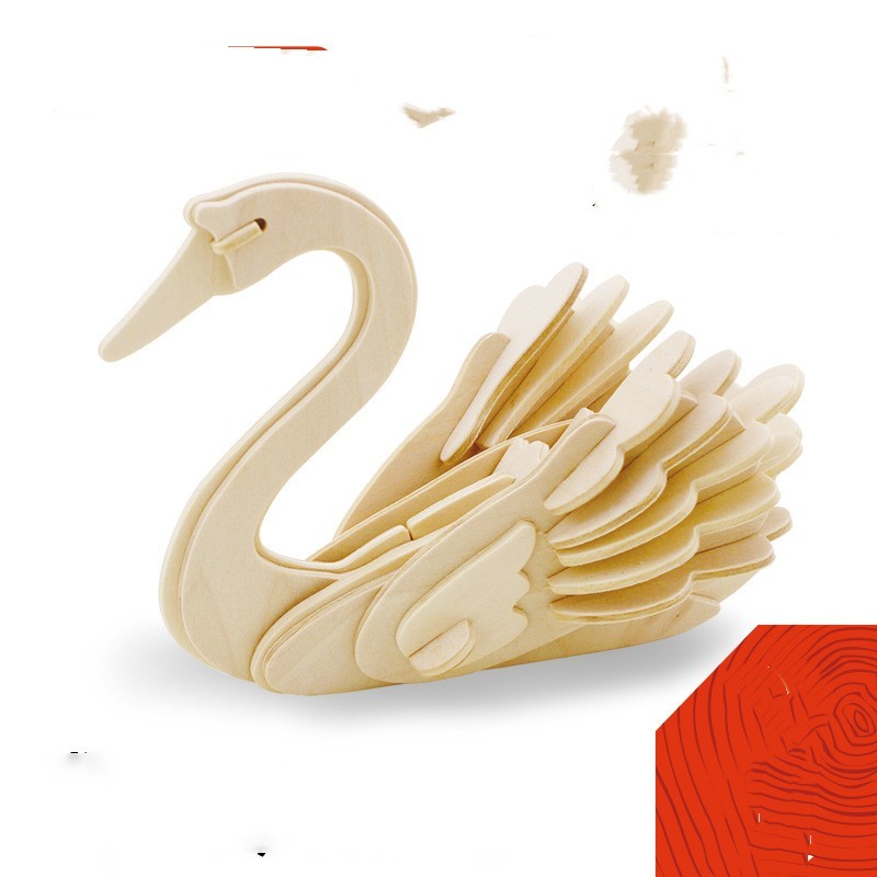 Kinder pädagogisches Netflix-Spielzeug Drei dimensionale Holz puzzles