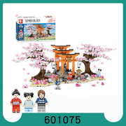 Japanischen stil straßenbild montage spielzeug