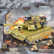 Kazi Large Panzer IV Tank 1193pcs Building Blocks Military Army Constructor set Educational Toys for Children Compatible