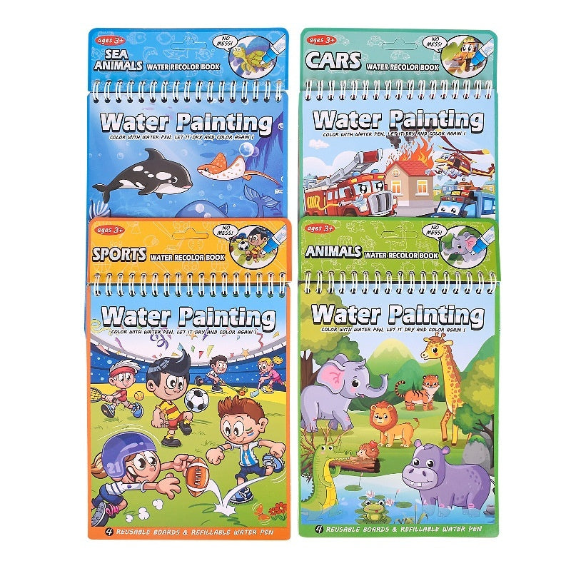 Kinder magisches Wasser album wieder verwendbares Wasser malerei früher Bildungs spielzeug
