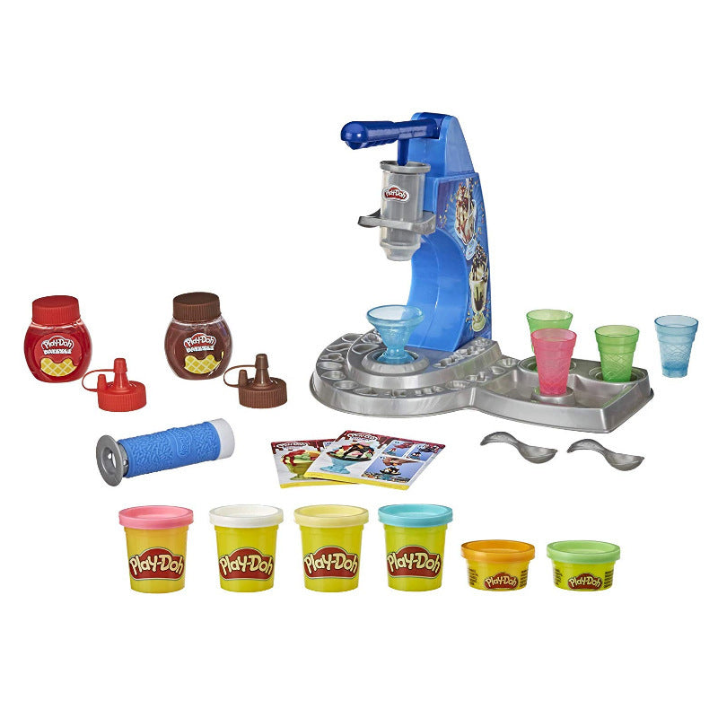 Küchen serie Buntes Eiscreme-Set Kinder-Plastilin-Spielzeug