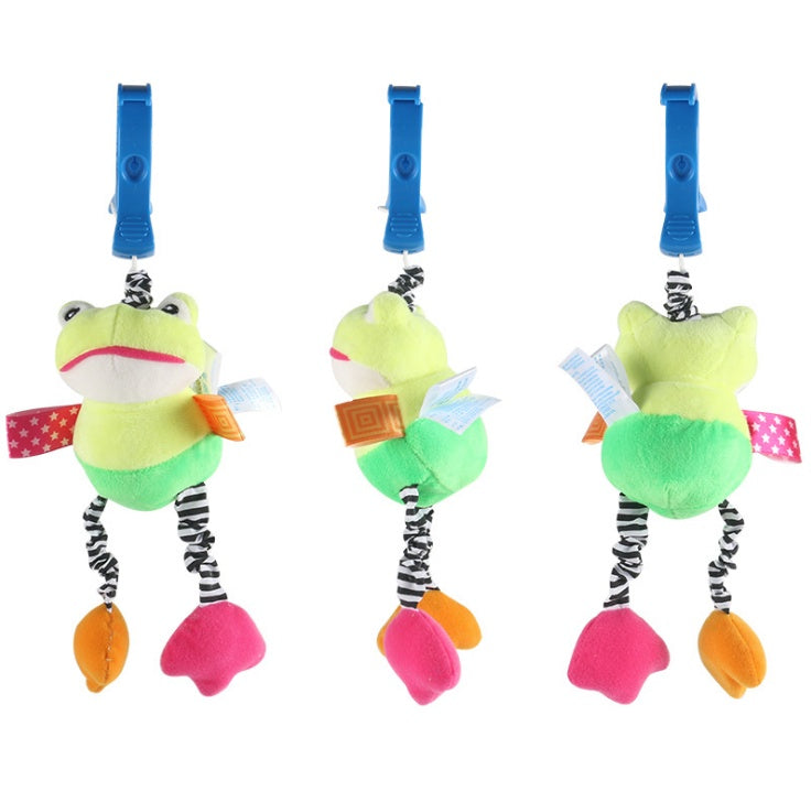 Baby Kinder Rasseln Spielzeug Baumwoll Kinderwagen Kinderwagen Krippe Hängende Weiche Plüsch Spielzeug Tier Clip Baby Krippe Bett Hänge glocken Spielzeug für Babys