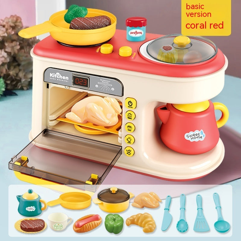 Kinderspiel haus Küchen spielzeug Simulation Küchengeräte Frühstücks maschine Spielzeug