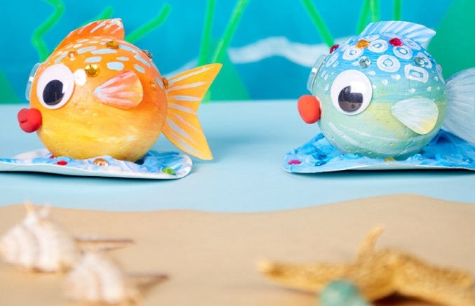 Bubble Fish Kinder Spielzeug Selbstgemacht DIY Materialpaket