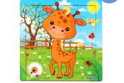 Holzpuzzle Tiere Puzzlespielzeug Frühkindliche Eltern-Kind-Spiele