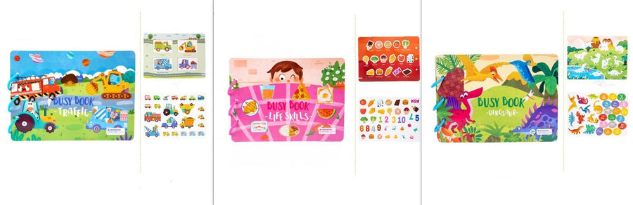 Kinder geschäftige Buch pädagogisches Spielzeug Wiederholte Paste Mein Shop