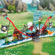 Ganze Set Von Pirate Schiff Schatz Brust Montage Block Spielzeug