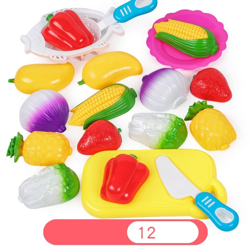 Kinder Cut Obst, Spielzeug, Küchen, Gemüse, Babys, Jungen und Mädchen Cut Gedämpfte brötchen, kirsche Anzug