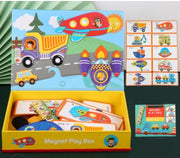 Magnetische Aufkleber-Puzzles Bildungs-Spielzeug für Kinder