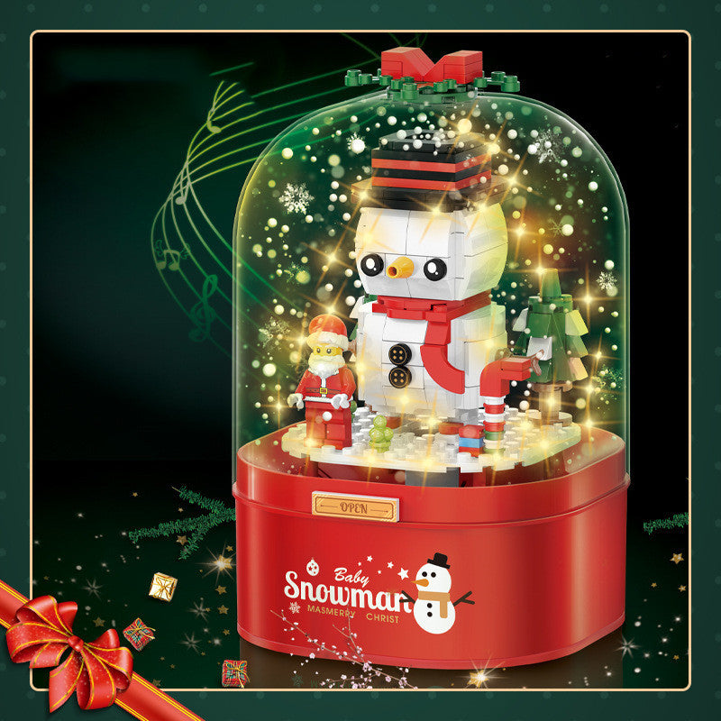 Kinderspielzeug Weihnachtsmann Zuckerstangenhaus Musikdose