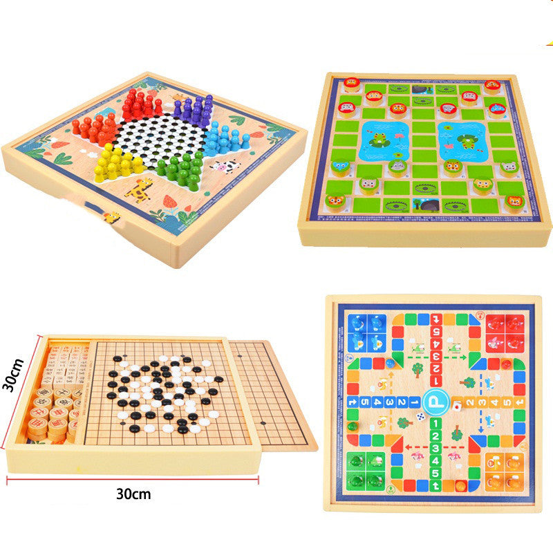 mytooy Holz-Brettspiel Sammlung
