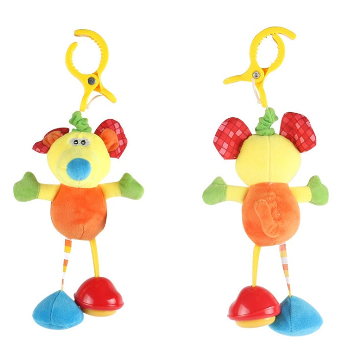 Baby Kinder Rasseln Spielzeug Baumwoll Kinderwagen Kinderwagen Krippe Hängende Weiche Plüsch Spielzeug Tier Clip Baby Krippe Bett Hänge glocken Spielzeug für Babys