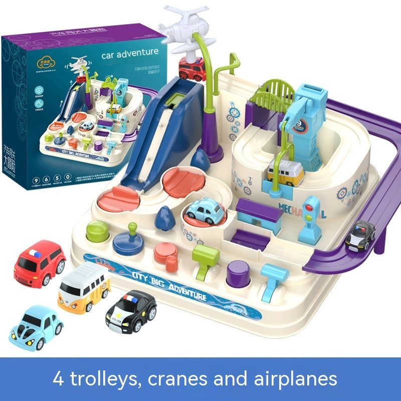 Auto Eingang Abenteuer Zug Eisenbahn Auto Kinderspiel zeug