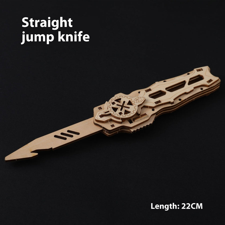Aus Holz zusammen gebautes 3D-Modell Puzzle pädagogisches handgemachtes Spielzeug