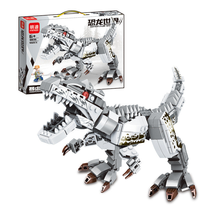 Dinosaurier Welt kinder Puzzle Montiert Gebäude Block Spielzeug
